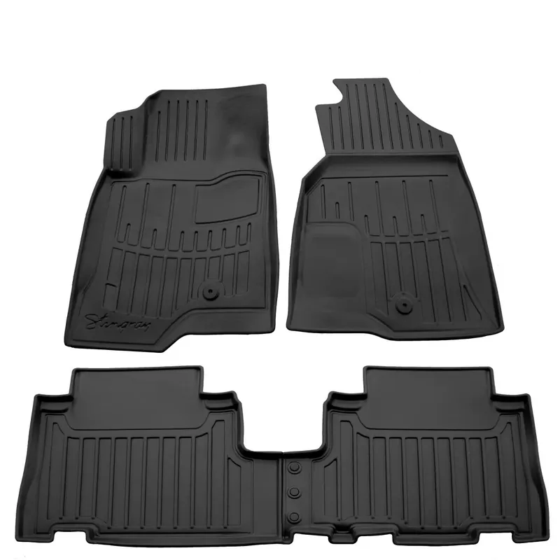 Gummifußmatten Auto, 3D Autofußmatten, Passform Gummimatten, CHEVROLET Captiva (2006-2011) Letzte Chance